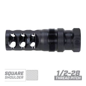 FRC 3-port 223 Compensator Flat, 13.8 - (1/2-28)