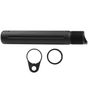 Enhanced Pistol Buffer Tube with Ratchet Lock Castlenut and Endplate