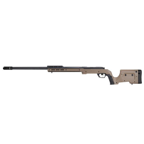 Remington 700 338 Lapua with MDT FDE Chassis side view
