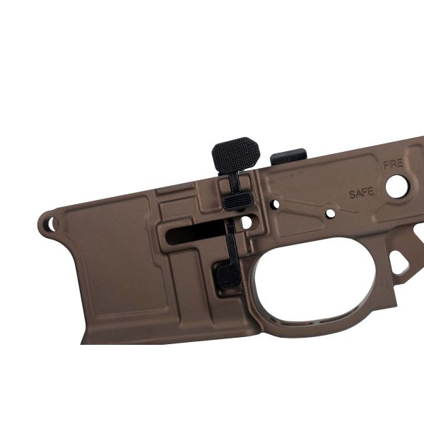 PWS MK1 MOD 2-M Stripped Lower Receiver Kodiak Brown Side View