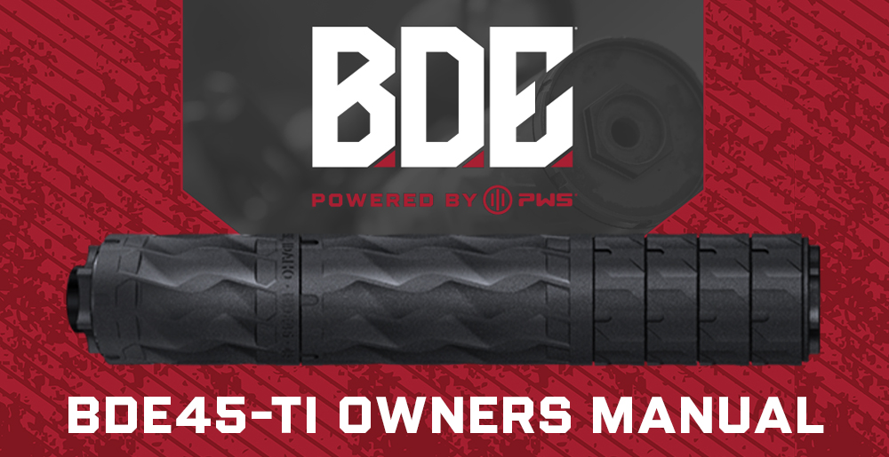 BDE 45 Manual