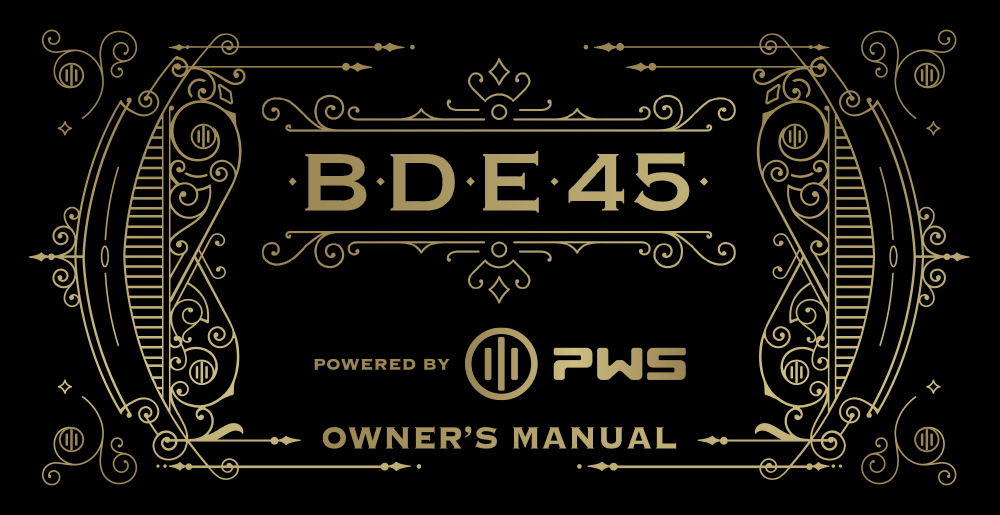 BDE 45 Manual