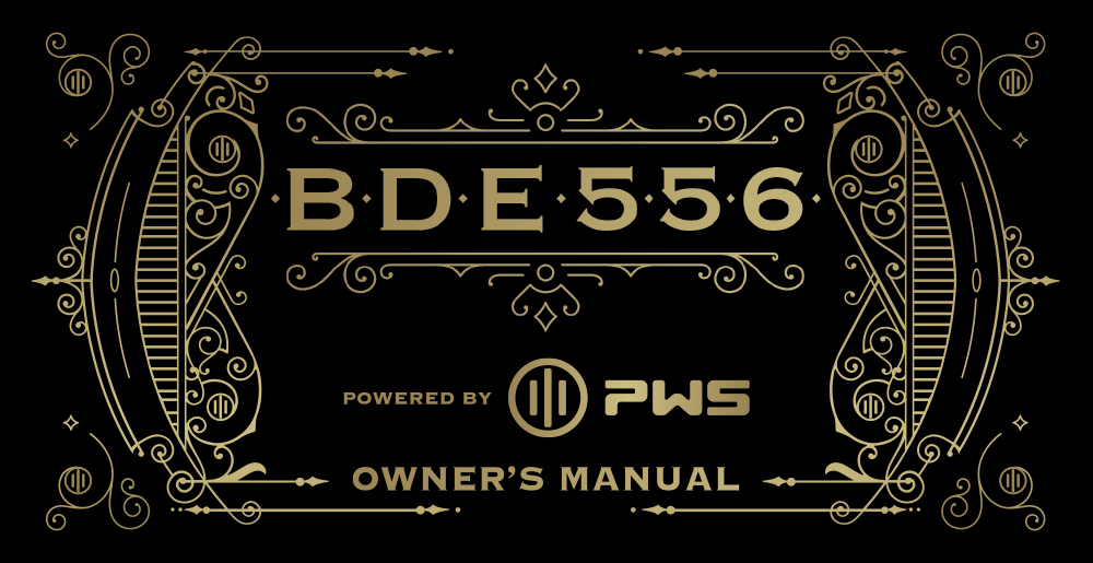 BDE 556 Manual